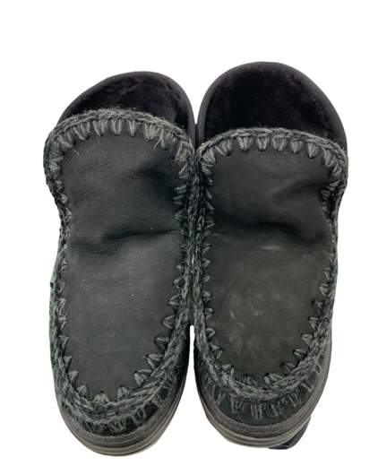 MOU MOU Eskimo Sneaker Bold Glitter Logo Ankle Boot