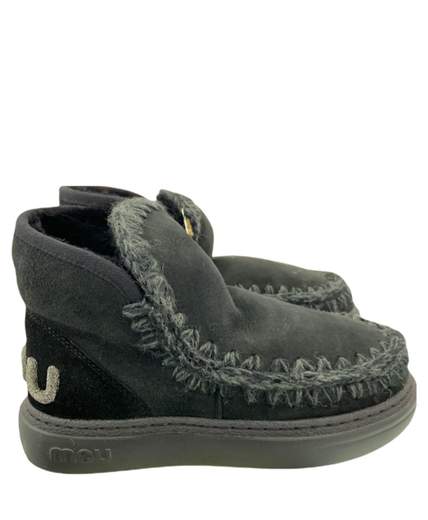 MOU MOU Eskimo Sneaker Bold Glitter Logo Stivaletto