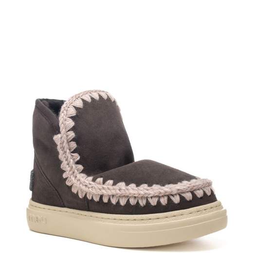 MOU MOU Eskimo Sneaker Bold Glitter Logo Ankle Boot