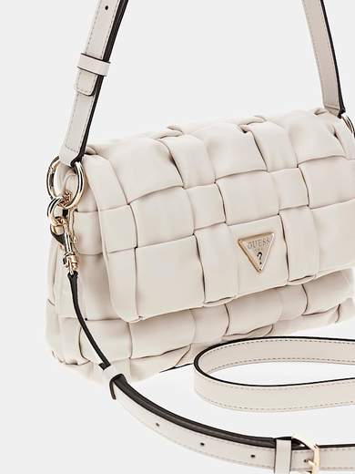 GUESS BORSA DONNA A TRACOLLA MARION INTRECCIATA  - HWWG8072190