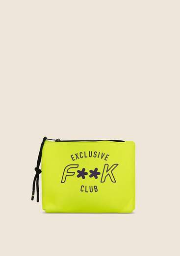 F**K Pochette a mano con logo