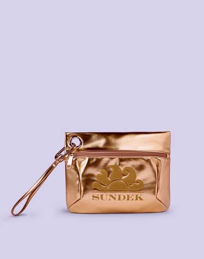 SUNDEK LAMINATED CLUTCH POCHETTE  MARE DONNA - AW416ABPU7LA