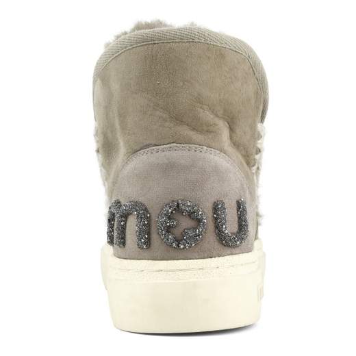 MOU MOU Eskimo Sneaker Bold Glitter Logo Ankle Boot