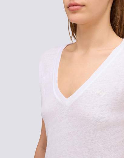 SUNDEK V-NECK T-SHIRT DONNA  -W967TELI800