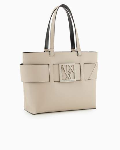 ARMANI EXCHANGE Borsa a tracolla nera da donna in pelle sintetica