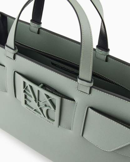 ARMANI EXCHANGE Borsa a tracolla nera da donna in pelle sintetica
