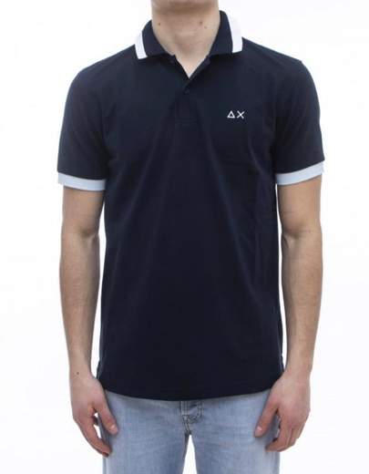 SUN 68 POLO BIG STRIPE  -A36112