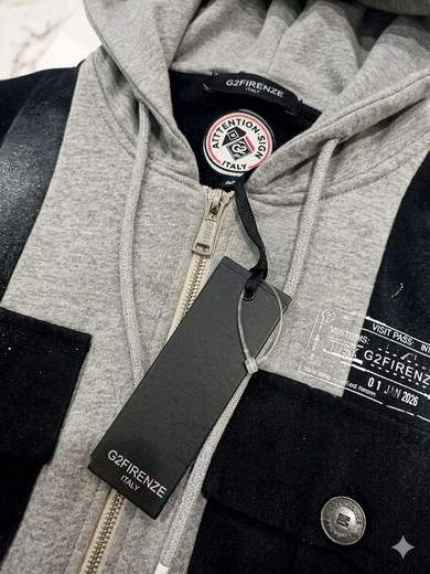 G2 FIRENZE FELPA   - INTARSI JACKET