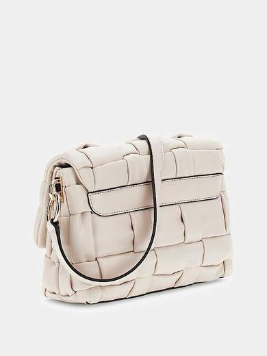 GUESS BORSA DONNA A TRACOLLA MARION INTRECCIATA  - HWWG8072190