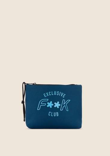 F**K Pochette a mano con logo