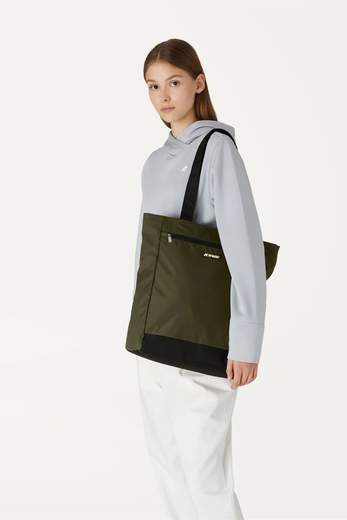 K-WAY BORSA A SPALLA ELLIANT BLACK PURE -K7116NW