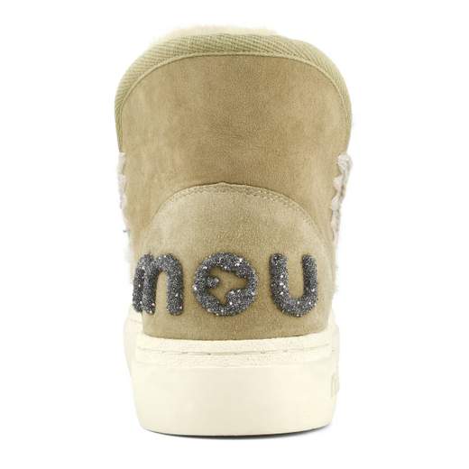 MOU MOU Eskimo Sneaker Bold Glitter Logo Ankle Boot