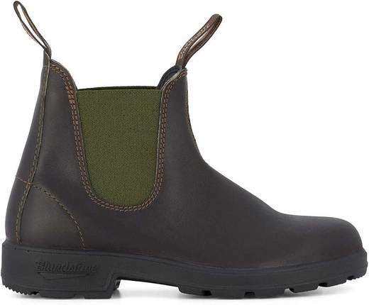 BLUNDSTONE Stivaletti ORIGINALS BROWN LEATHER & OLIVE 519