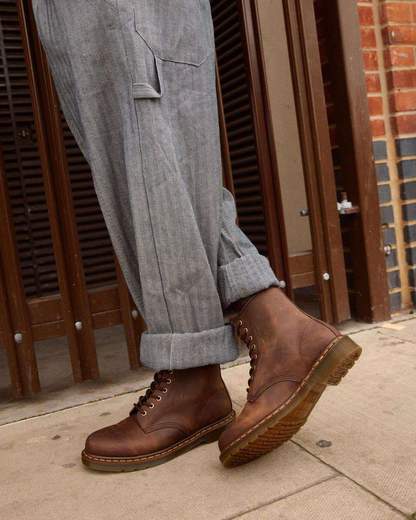 DR.MARTENS Stivaletto 1460 DARK BROWN CRAZY HORSE Dr. Martens