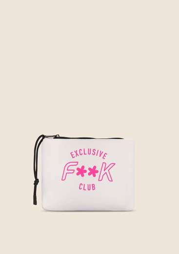 F**K Pochette a mano con logo