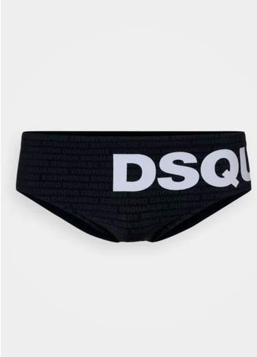 DSQUARED Costume personalizzato con logo all over