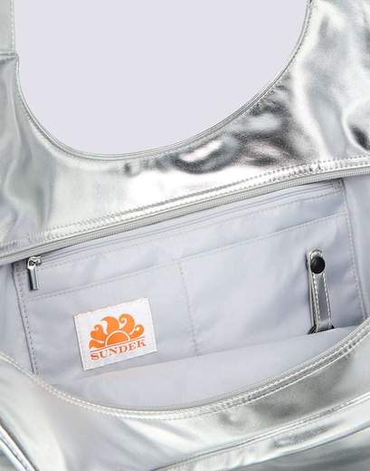 SUNDEK LAMINATED SHOPPER BAG WITH LOGO