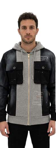 G2 FIRENZE FELPA   - INTARSI JACKET