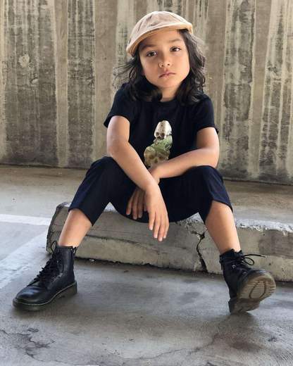 DR.MARTENS Stivali stringati Junior Softy T in pelle