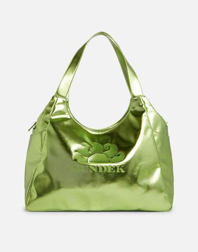 SUNDEK LAMINATED SHOPPER BAG WITH LOGO