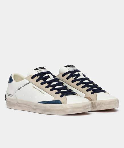 CRIME LONDON SNEAKERS  DISTRESSED LO -19003PP8