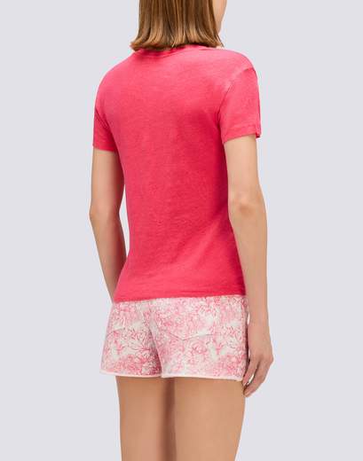 SUNDEK V-NECK T-SHIRT DONNA  -W967TELI800