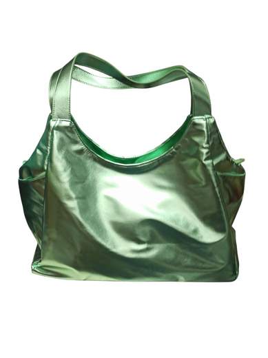 SUNDEK LAMINATED SHOPPER BAG WITH LOGO