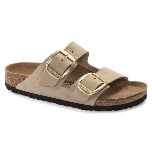 BIRKENSTOCK Ciabatte slide in camoscio Arizona Big Buckle