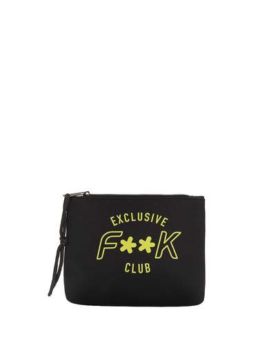 F**K Pochette a mano con logo