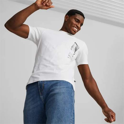 Puma Graphics Multicolor Tee Uomo 674477