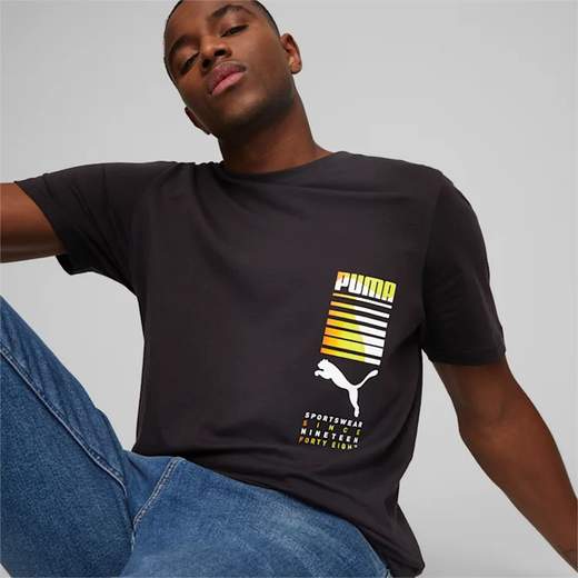 Puma Graphics Multicolor Tee Uomo 674477