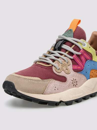 Flower Mountain Scarpa Donna Yamano 3 Woman Suede/canvas/washed