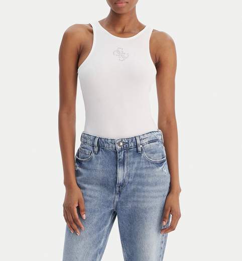 Guess Jeans Canotta Donna W6rp39kd092