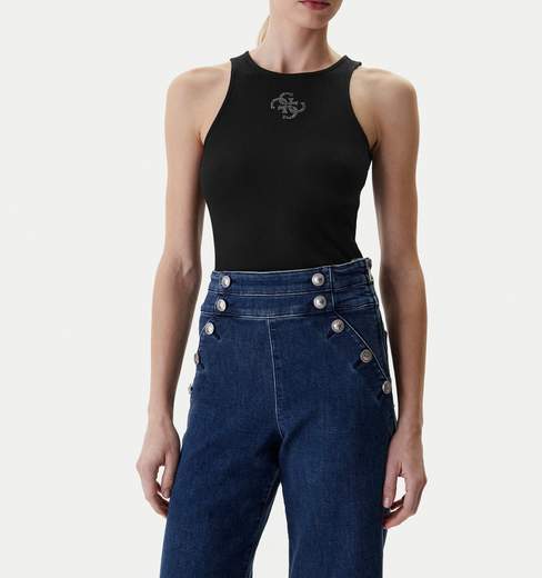 Guess Jeans Canotta Donna W6rp39kd092