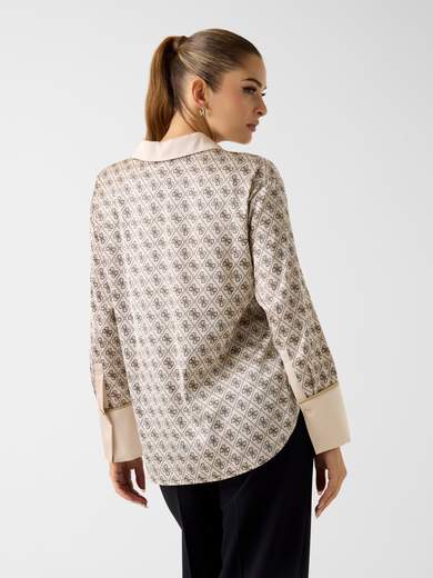 Guess Jeans Camicia Donna W4yh47wf1t2