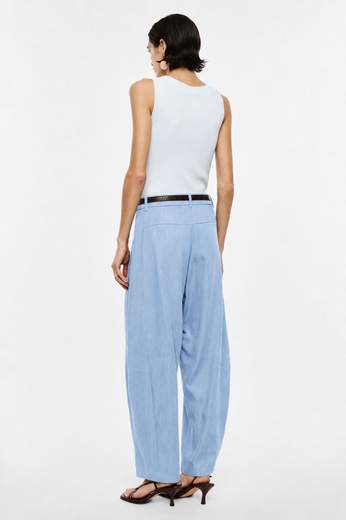 IMPERIAL PANTALONI PALAZZO FIT AMPIO VITA ALTA