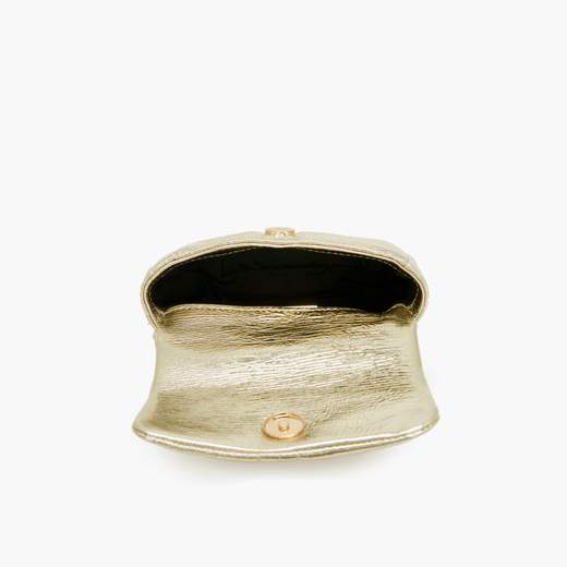 LA CARRIE Mini borsa a spalla Shiny in pelle laminata 141P-BX-390-LAM