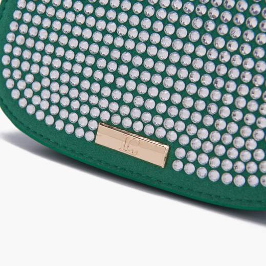 LA CARRIE Borsa a mano Night Edition con mini strass applicati 141M-KK-762-SYM