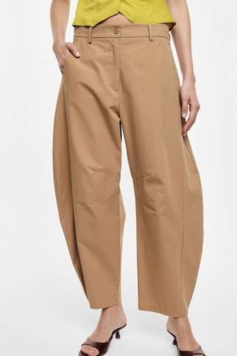 IMPERIAL PANTALONI PALAZZO AMPI VITA ALTA CON PINCES