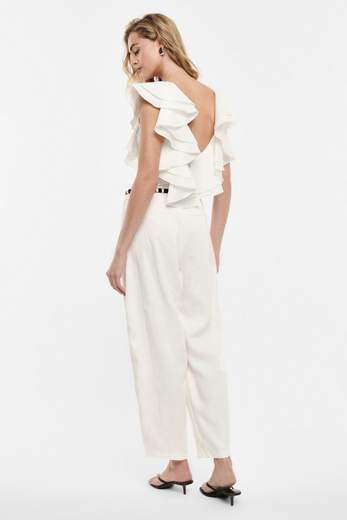 IMPERIAL PANTALONI PALAZZO FIT AMPIO VITA ALTA