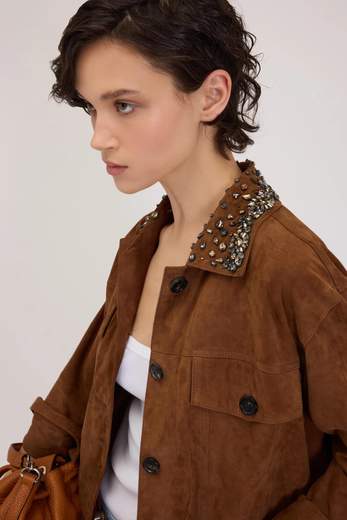 ERMANNO SCERVINO - FIRENZE Giubbotto in camoscio
