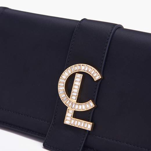 LA CARRIE Pochette Night Edition in seta 141M-KS-173-SIL