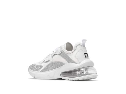 D.A.T.E. SNEAKERS AURA GLITTER SILVER 