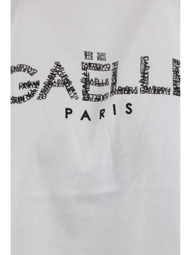 GAELLE T-shirt In Jersey Mezza Manica Cropped Con Stampa