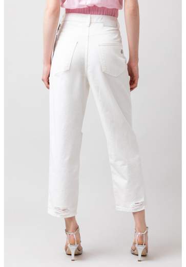 GAELLE Jeans Slouchy Con Catena Gioiello