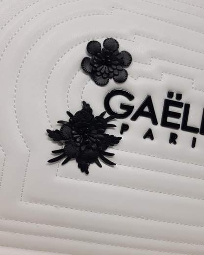GAELLE Shopper Con Logo In Metallo E Fiori