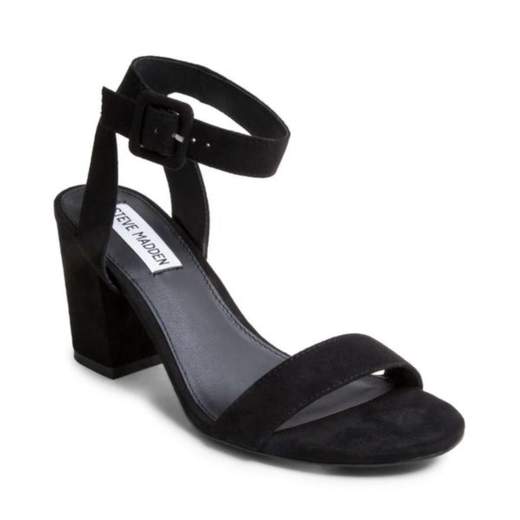 STEVE MADDEN MALIA BLACK SUEDE