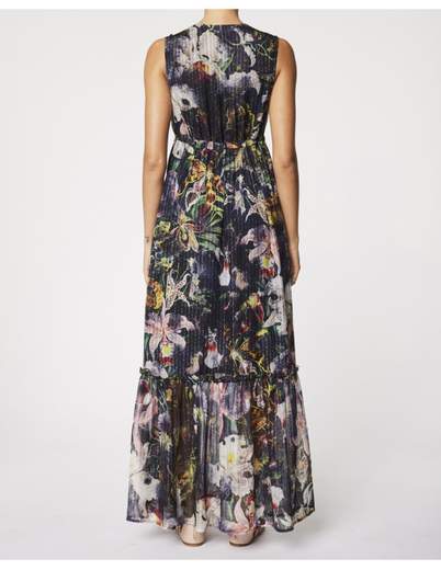 MARANI - ABITO LUNGO - STAMPA ORCHIDEA 