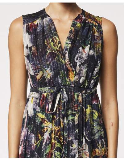 MARANI - ABITO LUNGO - STAMPA ORCHIDEA 