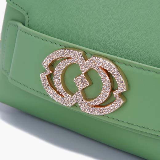 LA CARRIE Borsa a mano Logo 141P-TC-440-LEA